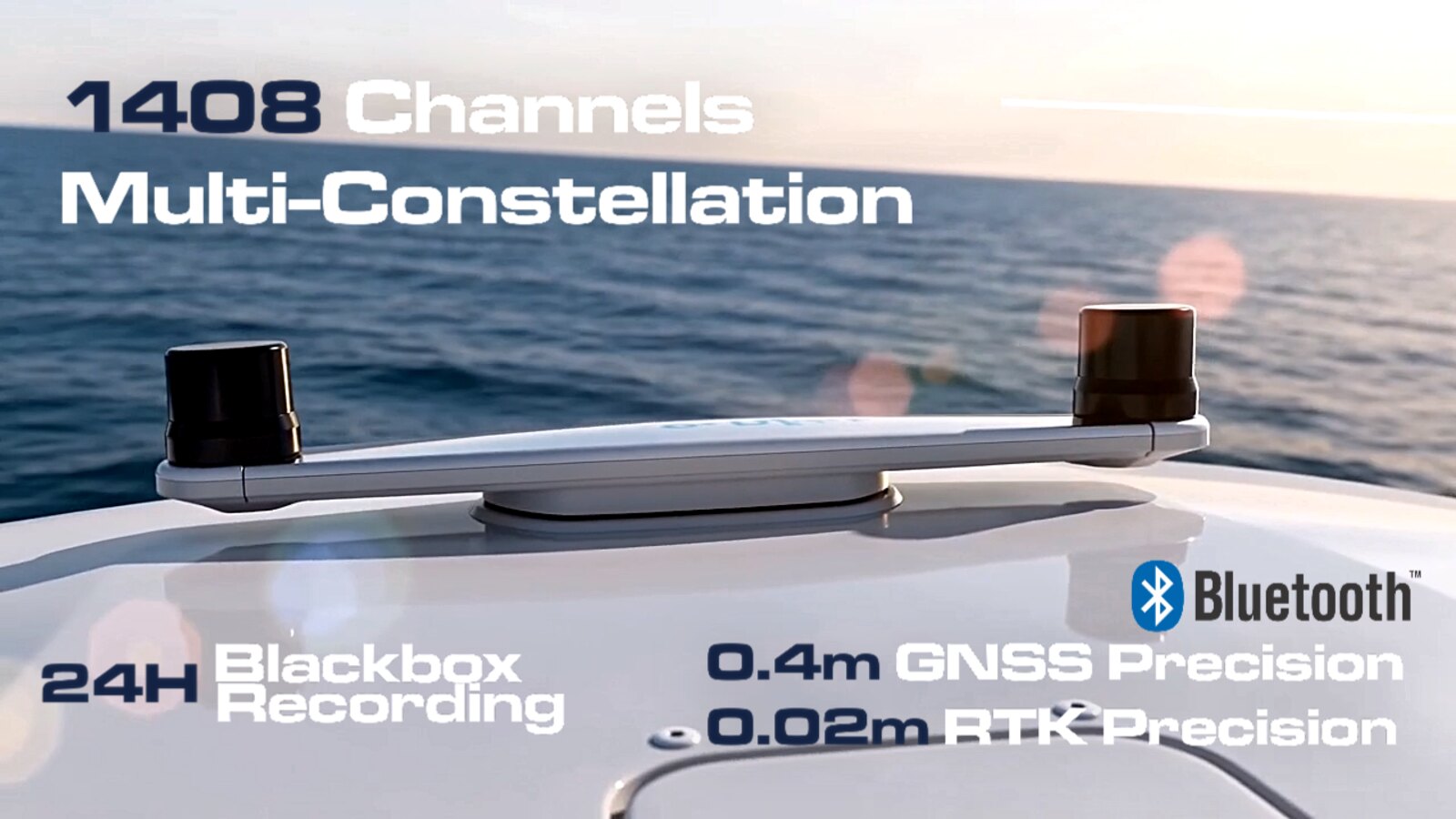 Antenne Hannon GeoX : multi-constellation, enregistrement Blackbox, précision GNSS et RTK